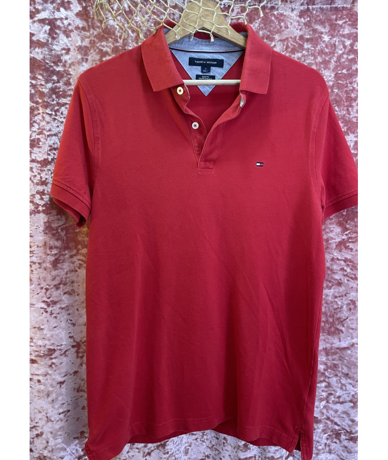 Tommy Hilfiger red polo