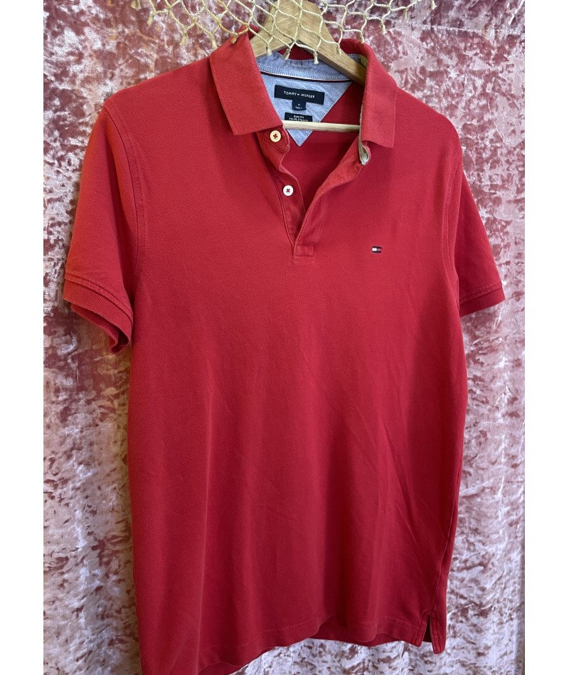 Tommy Hilfiger red polo