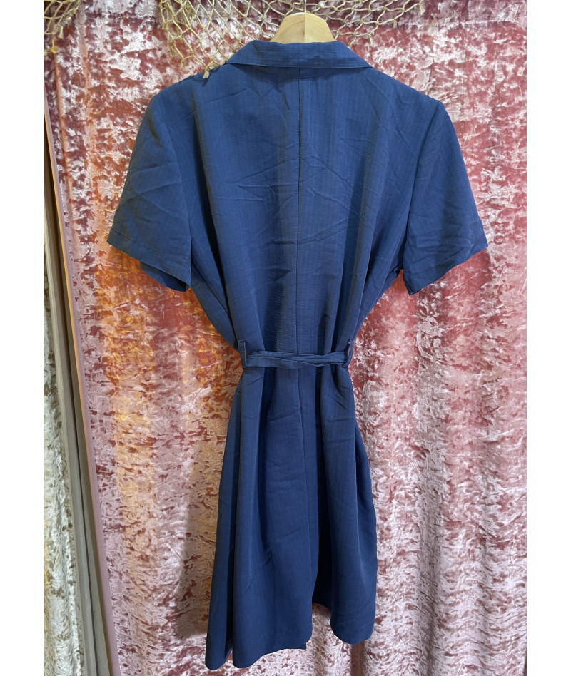 Blue pocket dress