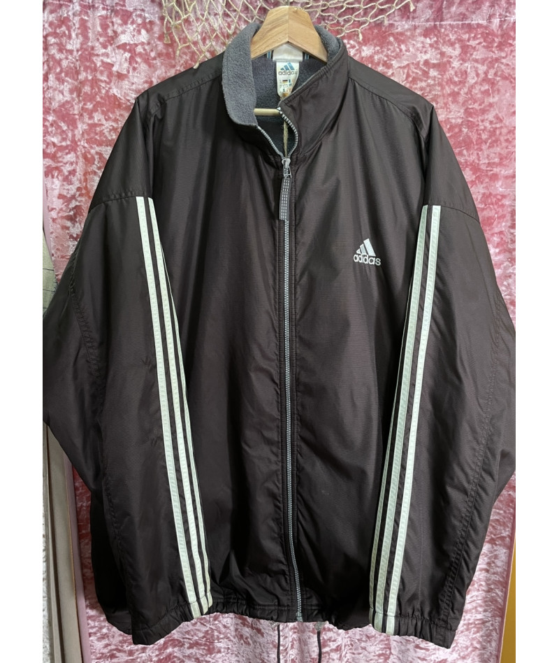 Black adidas sportwear jacket