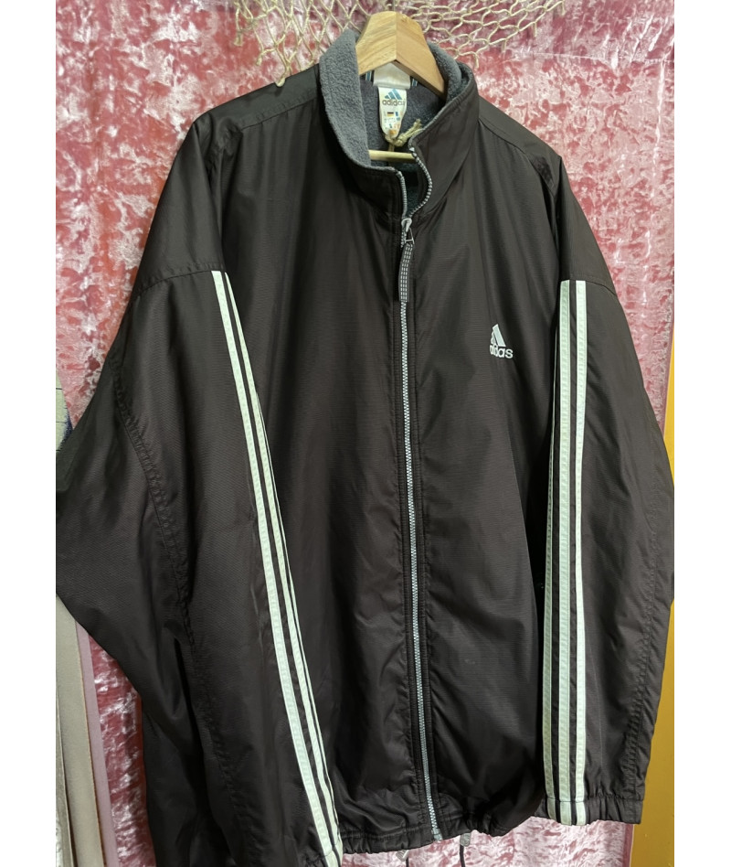 Black adidas sportwear jacket