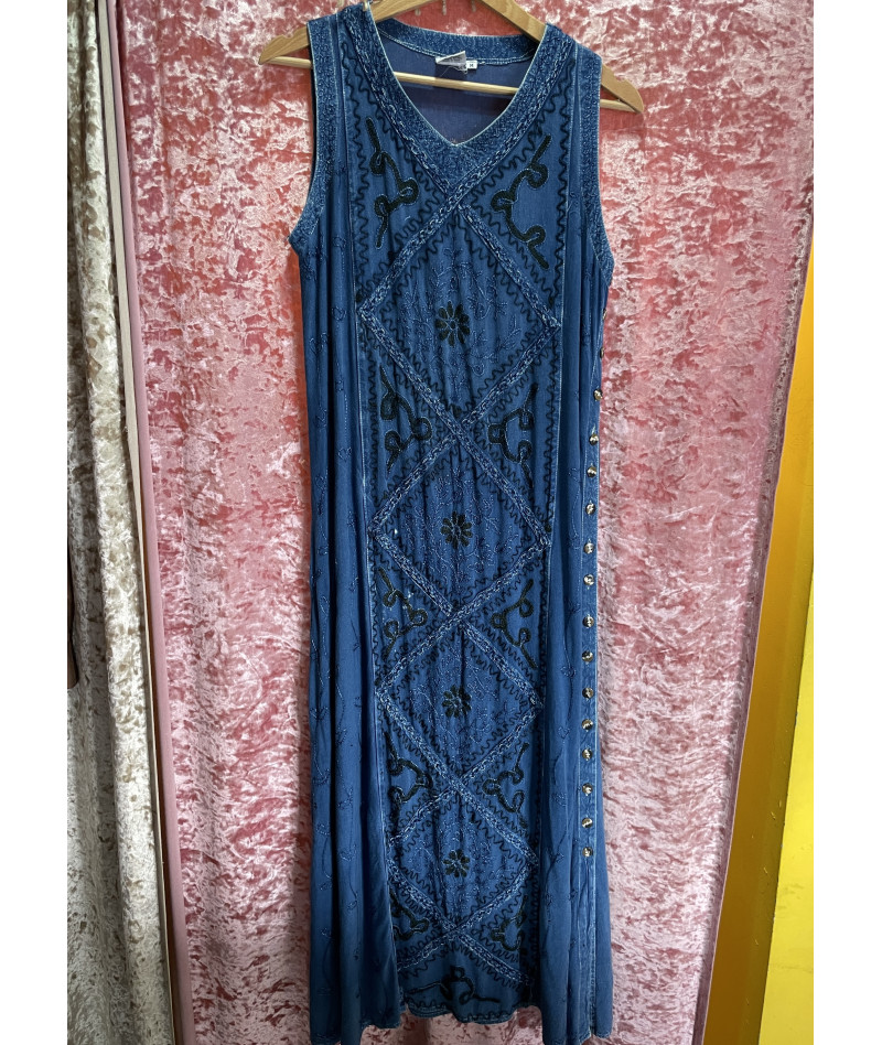 Blues long dress