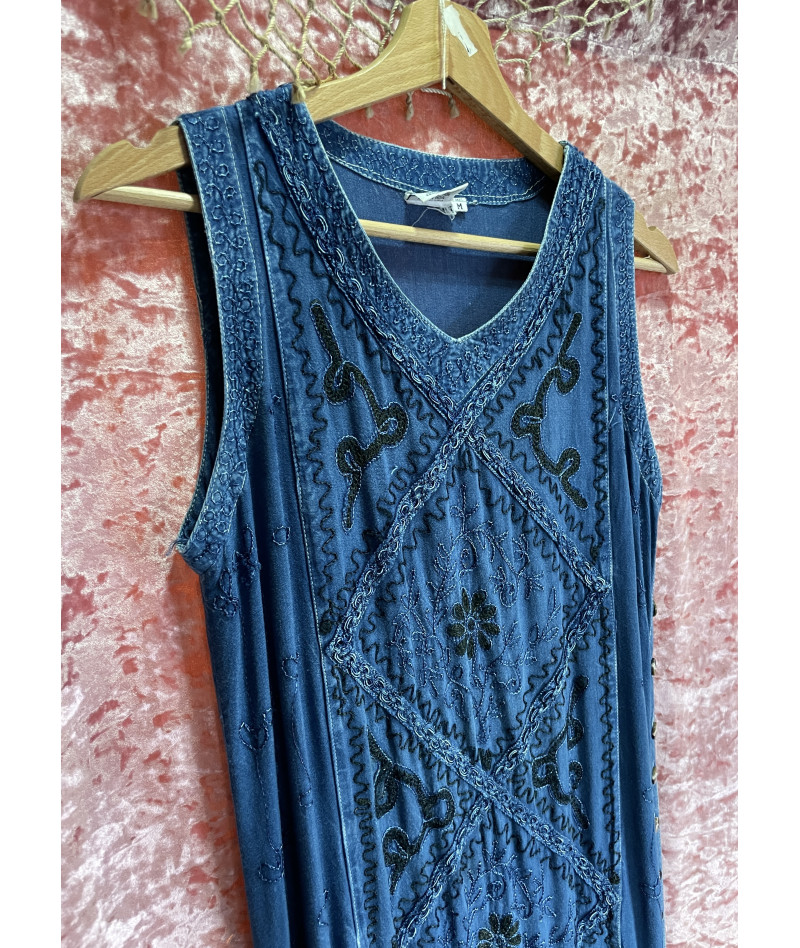 Blues long dress