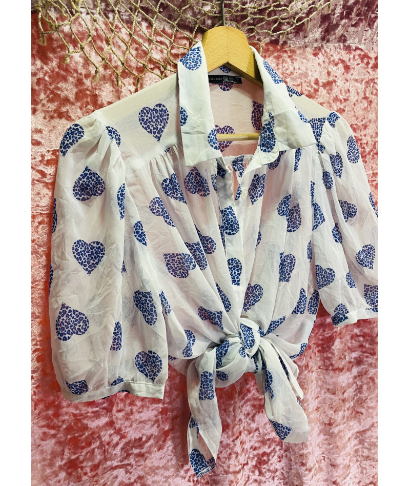 Blueheart blouse