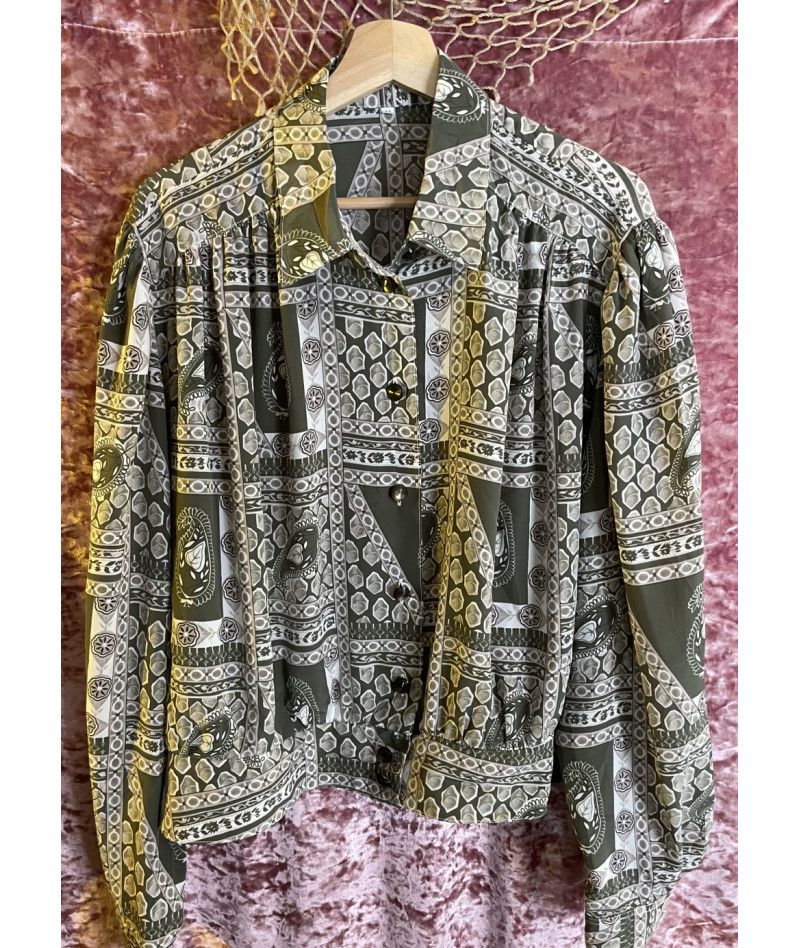 Woman pattern blouse/ jacket