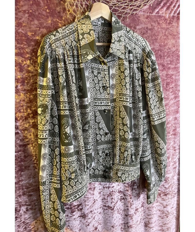 Woman pattern blouse/ jacket