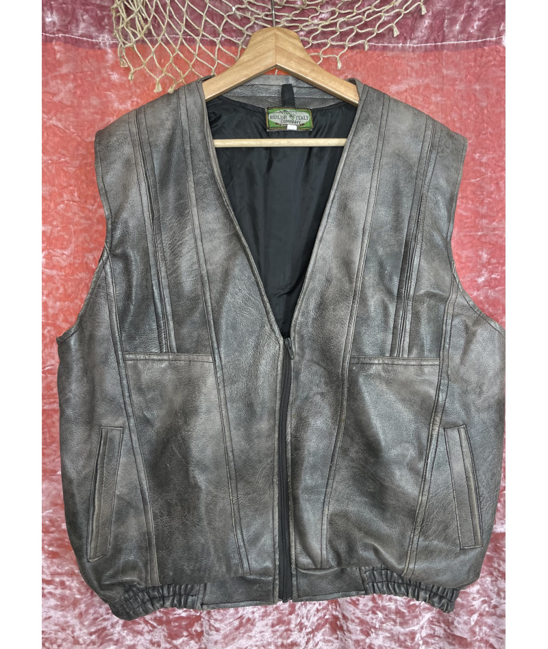 BULUR LEATHER GILET